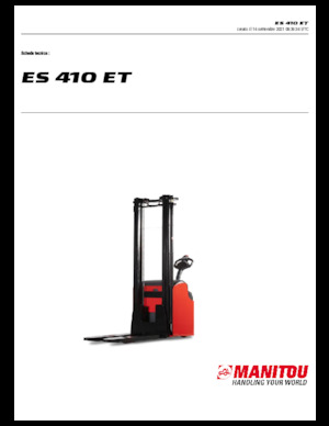 Walkie stapelaars Manitou ES 410 ET