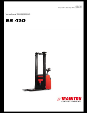 Walkie stapelaars Manitou ES 410