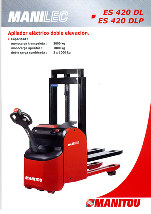 Walkie stapelaars Manitou ES 420 DLP