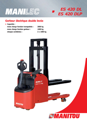 Walkie stapelaars Manitou ES 420 DLP