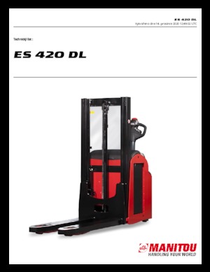 Walkie stapelaars Manitou ES 420DL