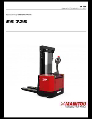 Walkie stapelaars Manitou ES 725