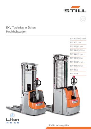 Walkie stapelaars Still EXV 14 C