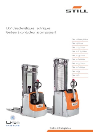 Walkie stapelaars Still EXV 14 C