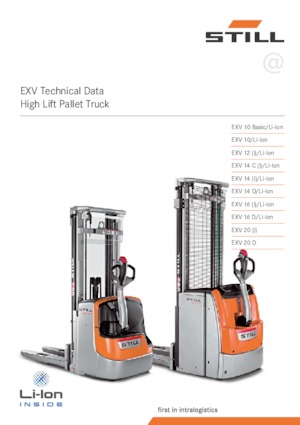 Walkie stapelaars Still EXV 14 D