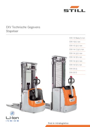 Walkie stapelaars Still EXV 14 D