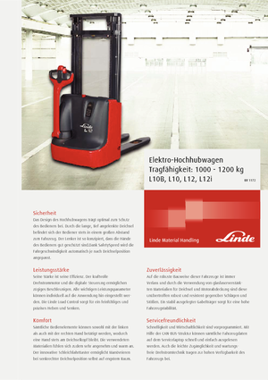 Walkie stapelaars Linde L 10 B