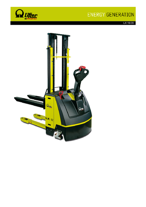 Walkie stapelaars PRAMAC Lifter LX 16/35