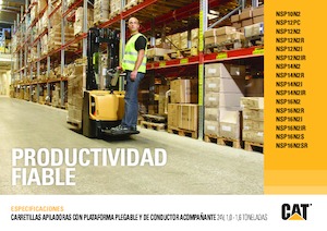 Walkie stapelaars Caterpillar NSP12PC