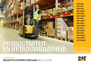 Walkie stapelaars Caterpillar NSP16N2
