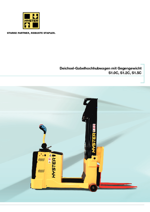 Walkie stapelaars Hyster S1.2C