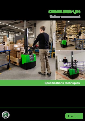 Walkie stapelaars Cesab S 110 S