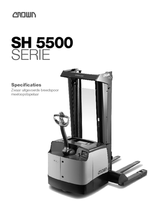 Walkie stapelaars Crown SH 5540-1.8 TL