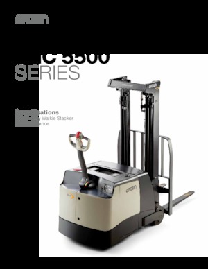 Walkie stapelaars Crown SHC 5540-30 TL