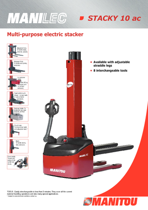 Walkie stapelaars Manitou Stacky FR-D 28