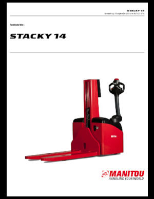 Walkie stapelaars Manitou Stacky 14