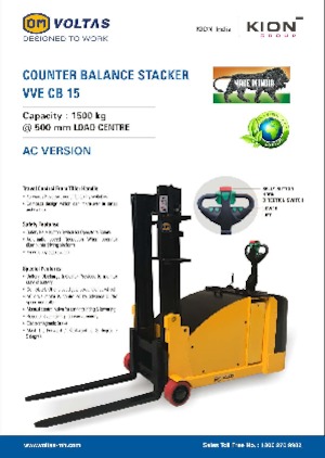 Walkie stapelaars OM VVE CB-1.5T