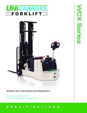 Walkie stapelaars UniCarriers WCX30