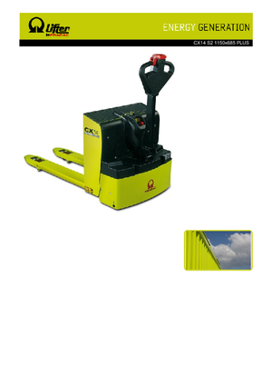 Meelooppallettruck PRAMAC Lifter CX 14 Plus