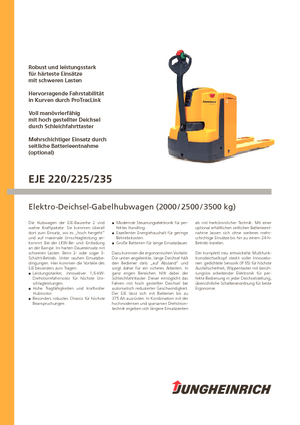 Meelooppallettruck Jungheinrich EJE 220