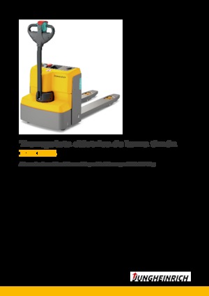 Meelooppallettruck Jungheinrich EJE M15