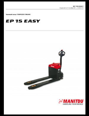 Meelooppallettruck Manitou EP 15