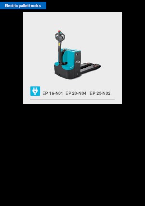 Meelooppallettruck Baoli EP 16-N01