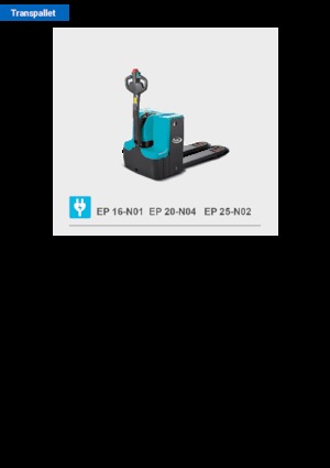 Meelooppallettruck Baoli EP 16-N01