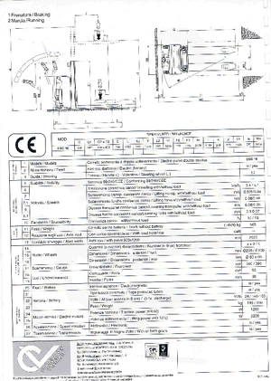 Meelooppallettruck CVitalia ESG 16