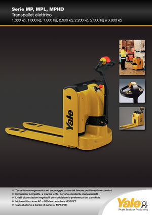 Meelooppallettruck Yale MP22AC