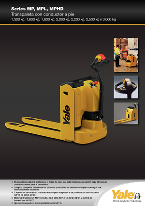 Meelooppallettruck Yale MP22AC