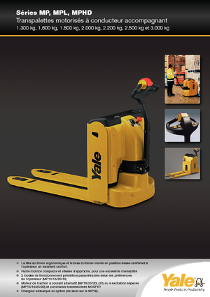 Meelooppallettruck Yale MP22AC