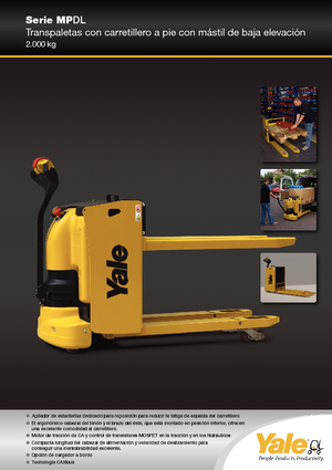 Meelooppallettruck Yale MP20DL