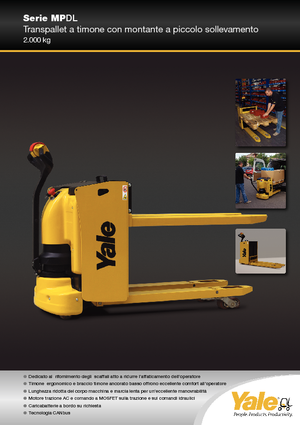 Meelooppallettruck Yale MP20DL