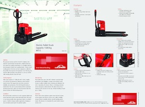 Meelooppallettruck Linde MT15