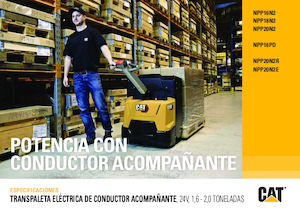Meelooppallettruck Caterpillar NPP16PD