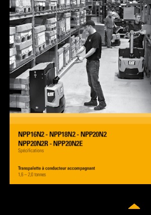 Meelooppallettruck Caterpillar NPP16N2