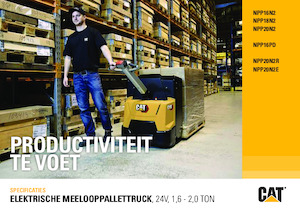 Meelooppallettruck Caterpillar NPP16N2