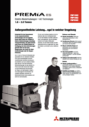 Meelooppallettruck Mitsubishi PBP18N2 