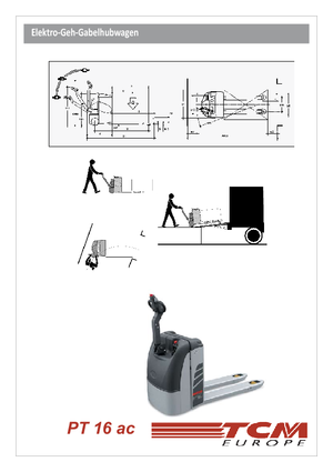 Meelooppallettruck TCM PT 16 ac