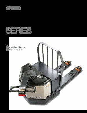 Meelooppallettruck Crown PW 3520-60