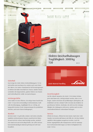 Meelooppallettruck Linde T 30