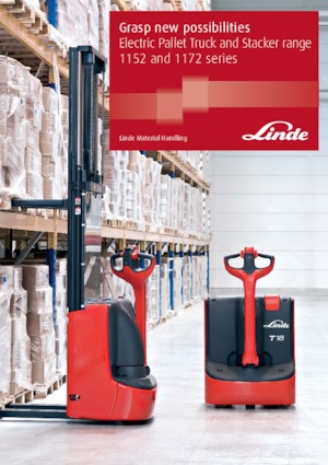 Pallet Trucks Staande Bestuurder Platform Linde T20 ION