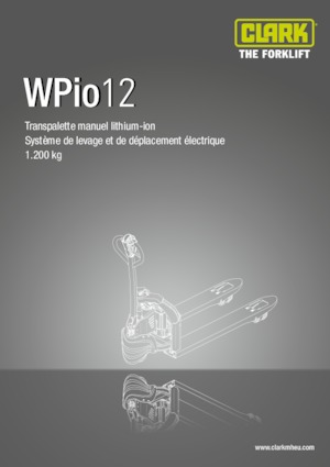 Meelooppallettruck Clark Wpio 12