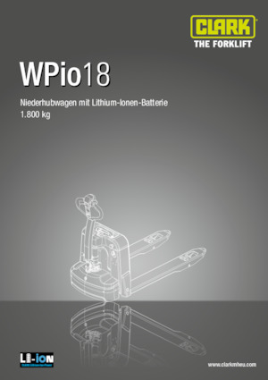 Meelooppallettruck Clark Wpio 18