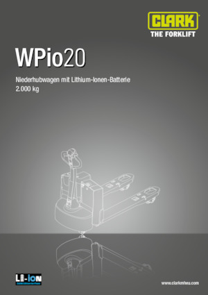 Meelooppallettruck Clark Wpio 20