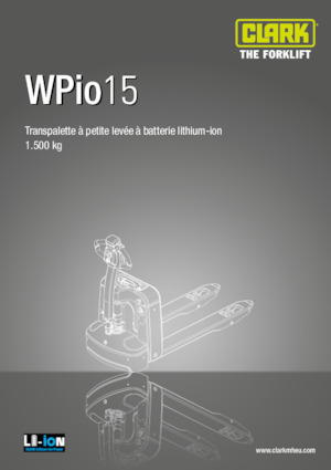 Meelooppallettruck Clark Wpio15