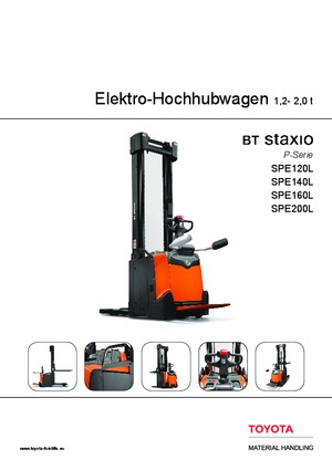 Meelooppalletstapelaa BT SPE 200 L
