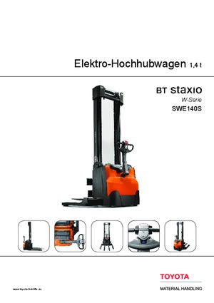 Walkie stapelaars BT SWE 140 S