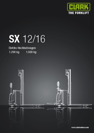 Walkie stapelaars Clark SX 12